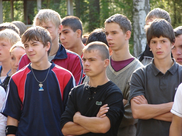 Boys at the first Ark -camp
