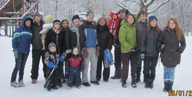 A group photo of winter camp 2012